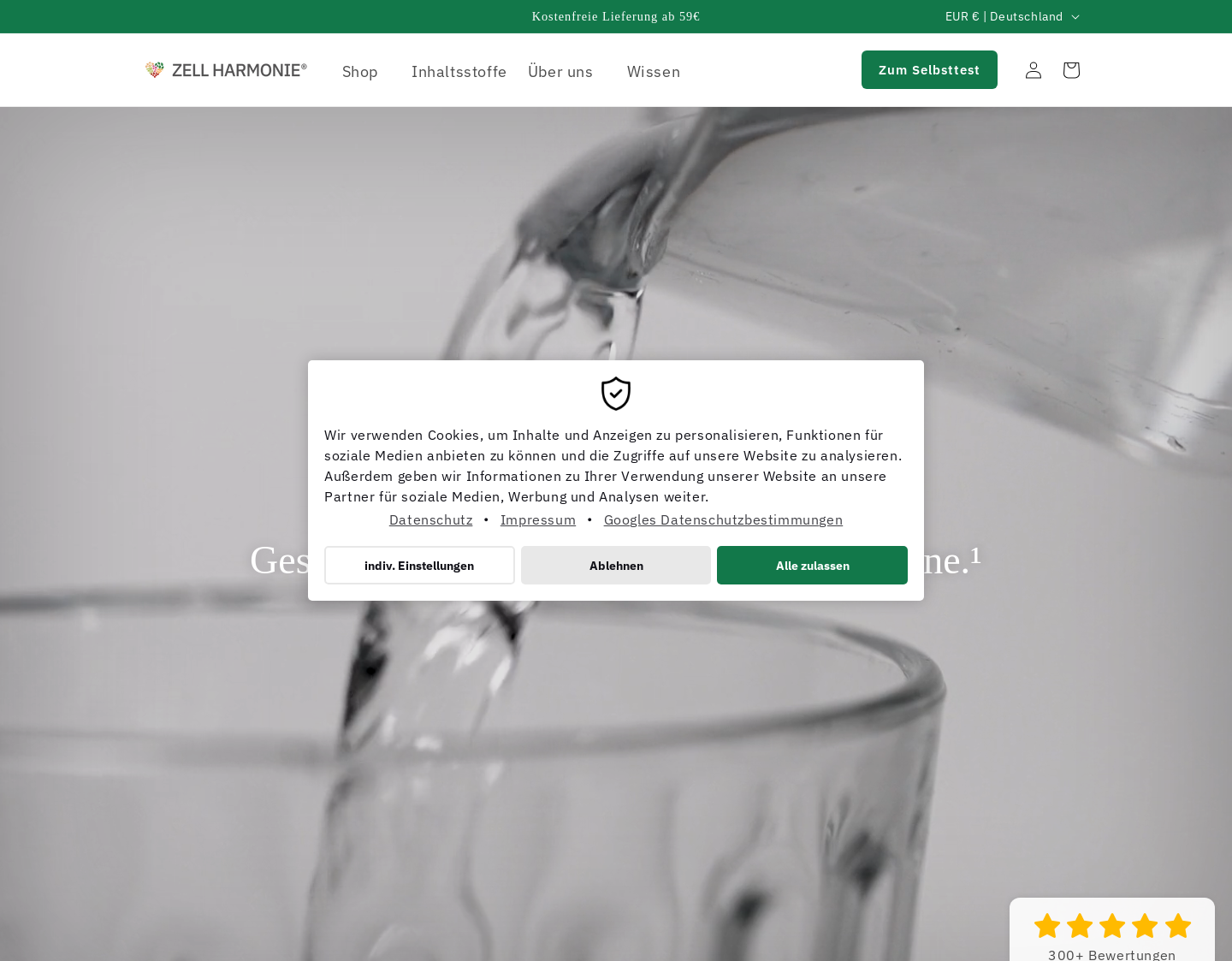 Aktuelle Website-Vorschau von The Healthy Body