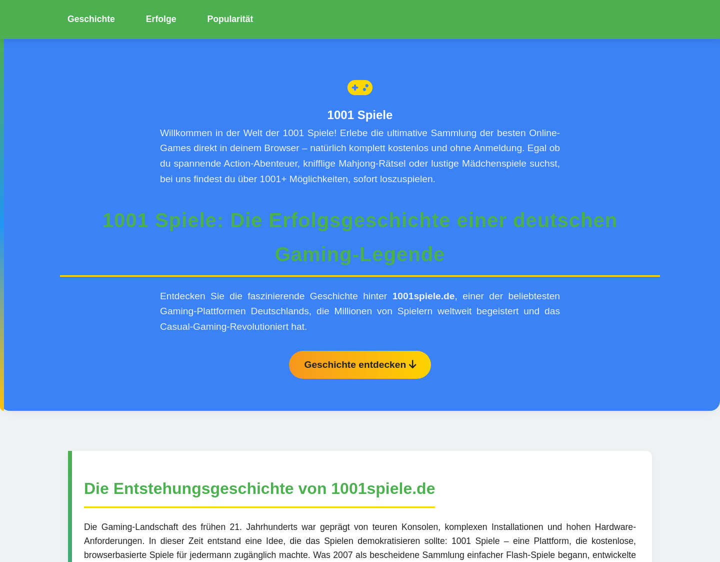 Aktuelle Website-Vorschau von Kostenlose Spiele