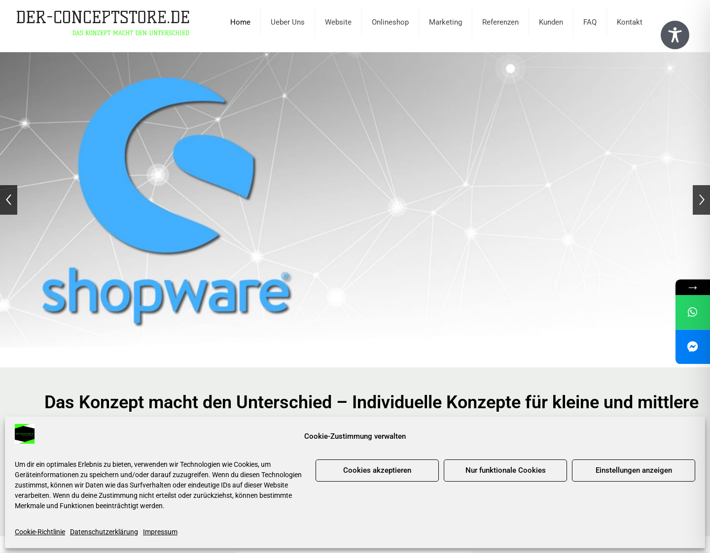 Aktuelle Website-Vorschau von Individuelles Webdesign