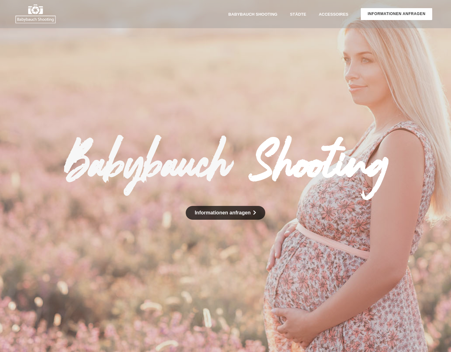 Aktuelle Website-Vorschau von Babybauch Shooting