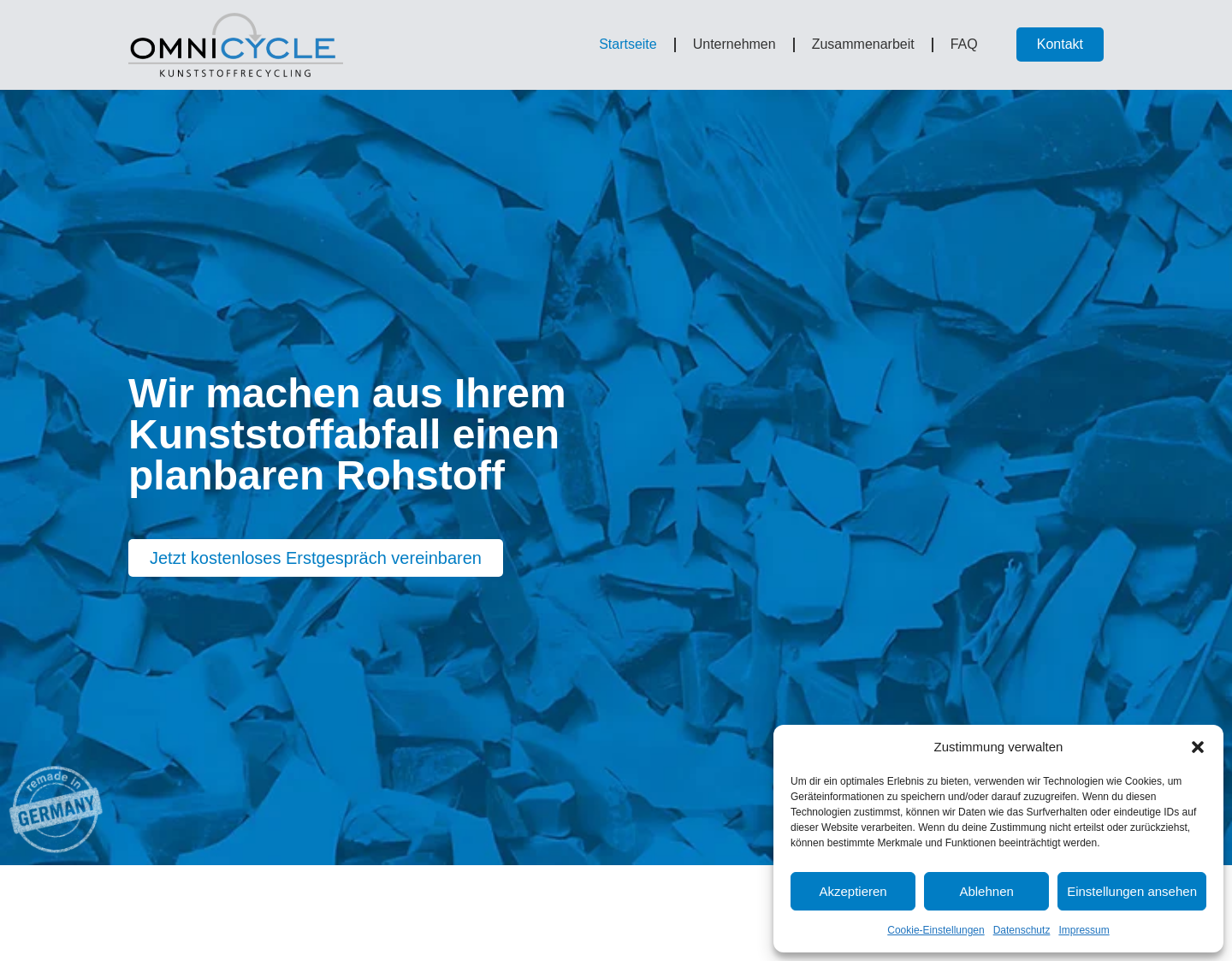 Aktuelle Website-Vorschau von omnicycle GmbH & Co. KG