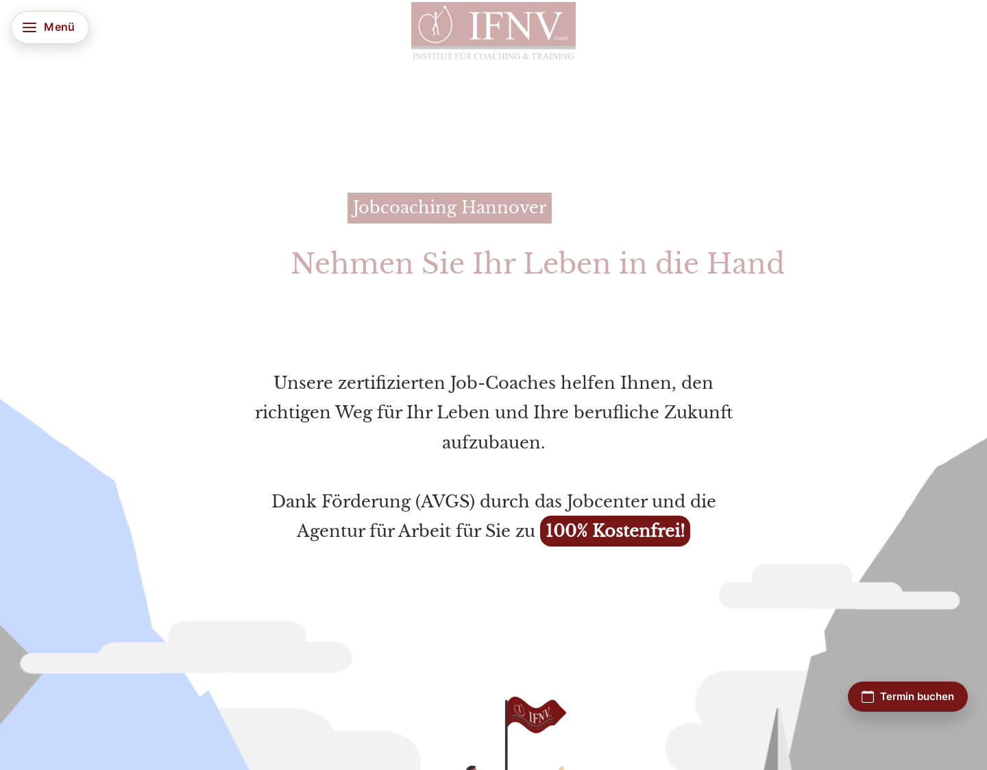 Aktuelle Website-Vorschau von Jobcoaching Hannover