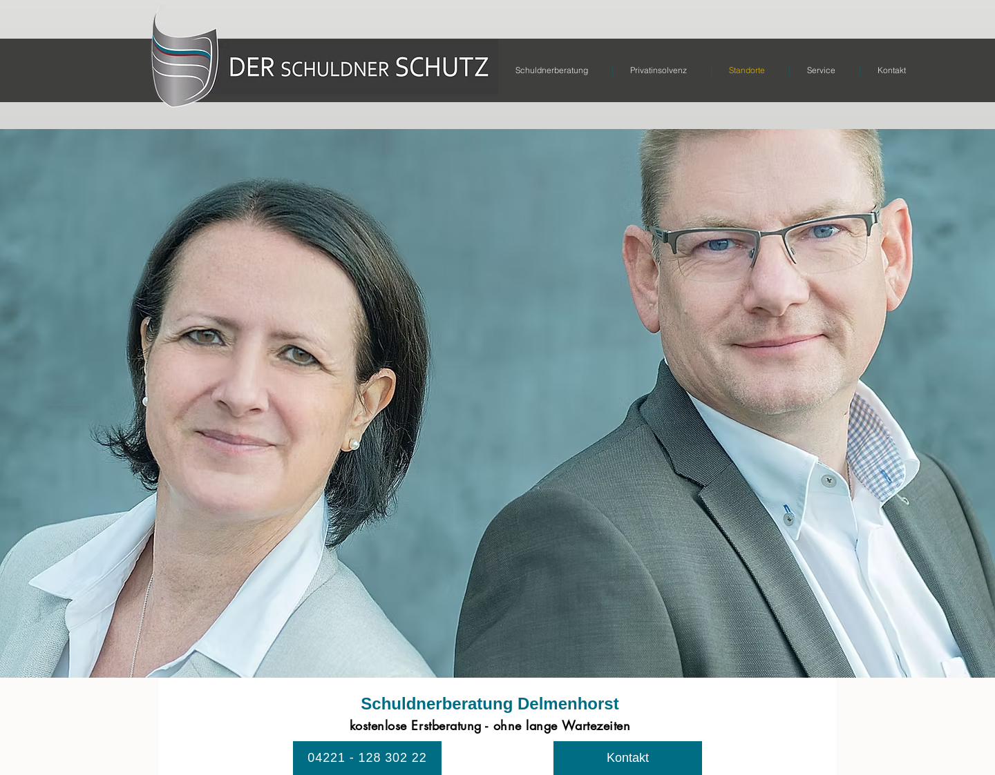 Aktuelle Website-Vorschau von Schuldnerberatung Delmenhorst