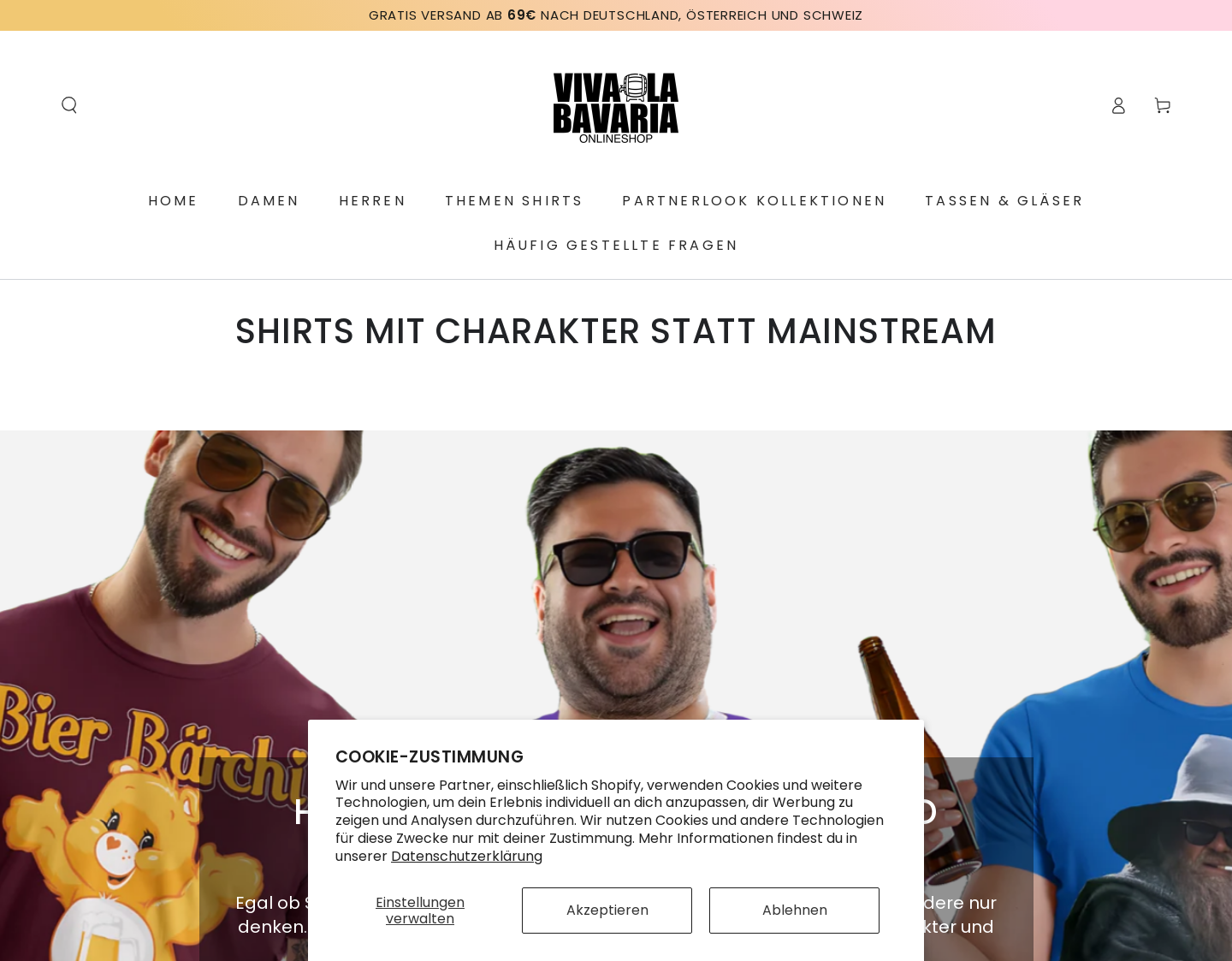 Aktuelle Website-Vorschau von Vivalabavaria