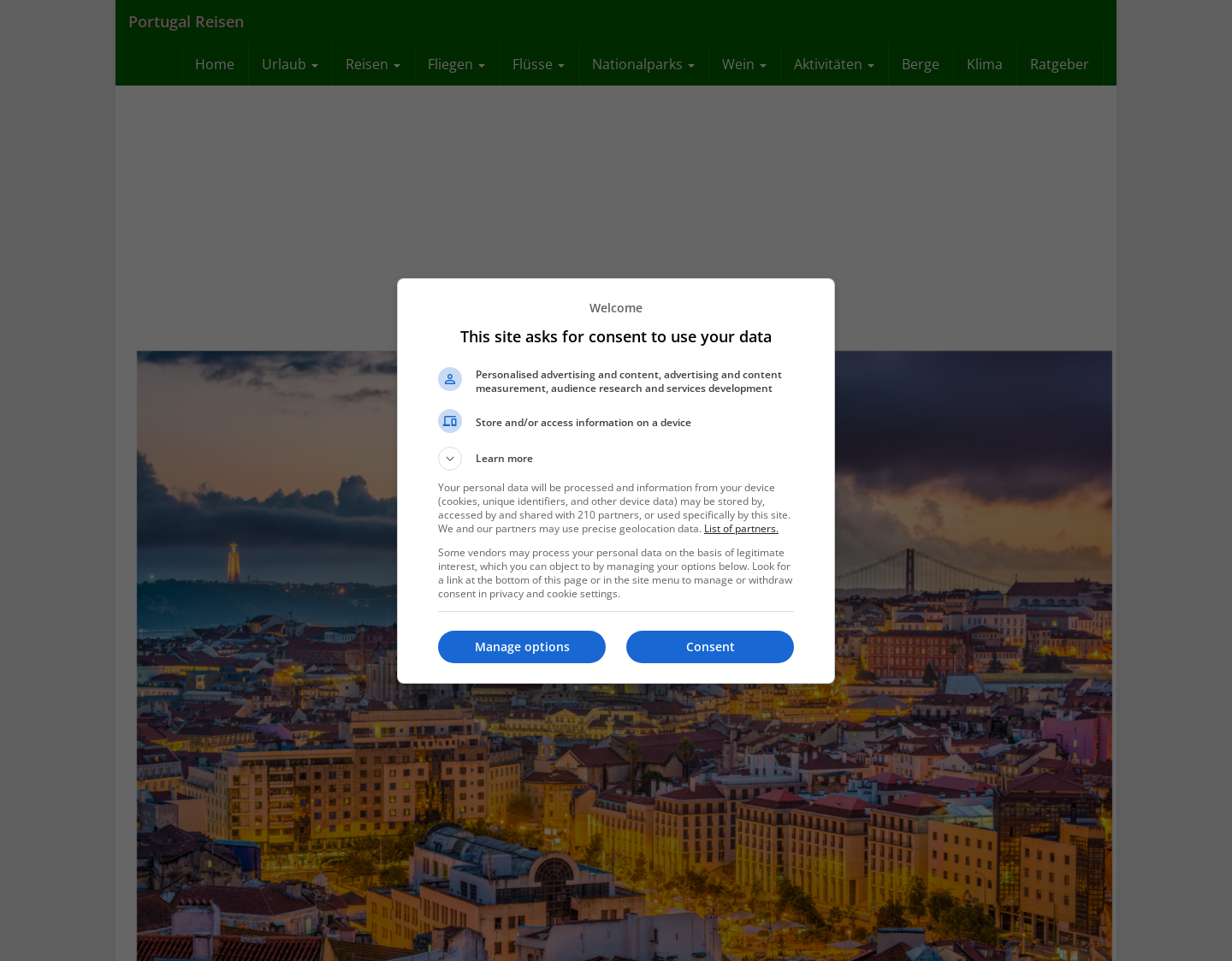 Aktuelle Website-Vorschau von Segeln in Portugal