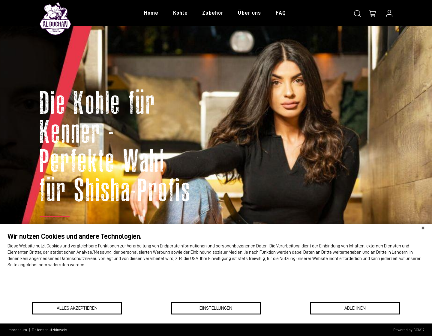 Aktuelle Website-Vorschau von Alduchan