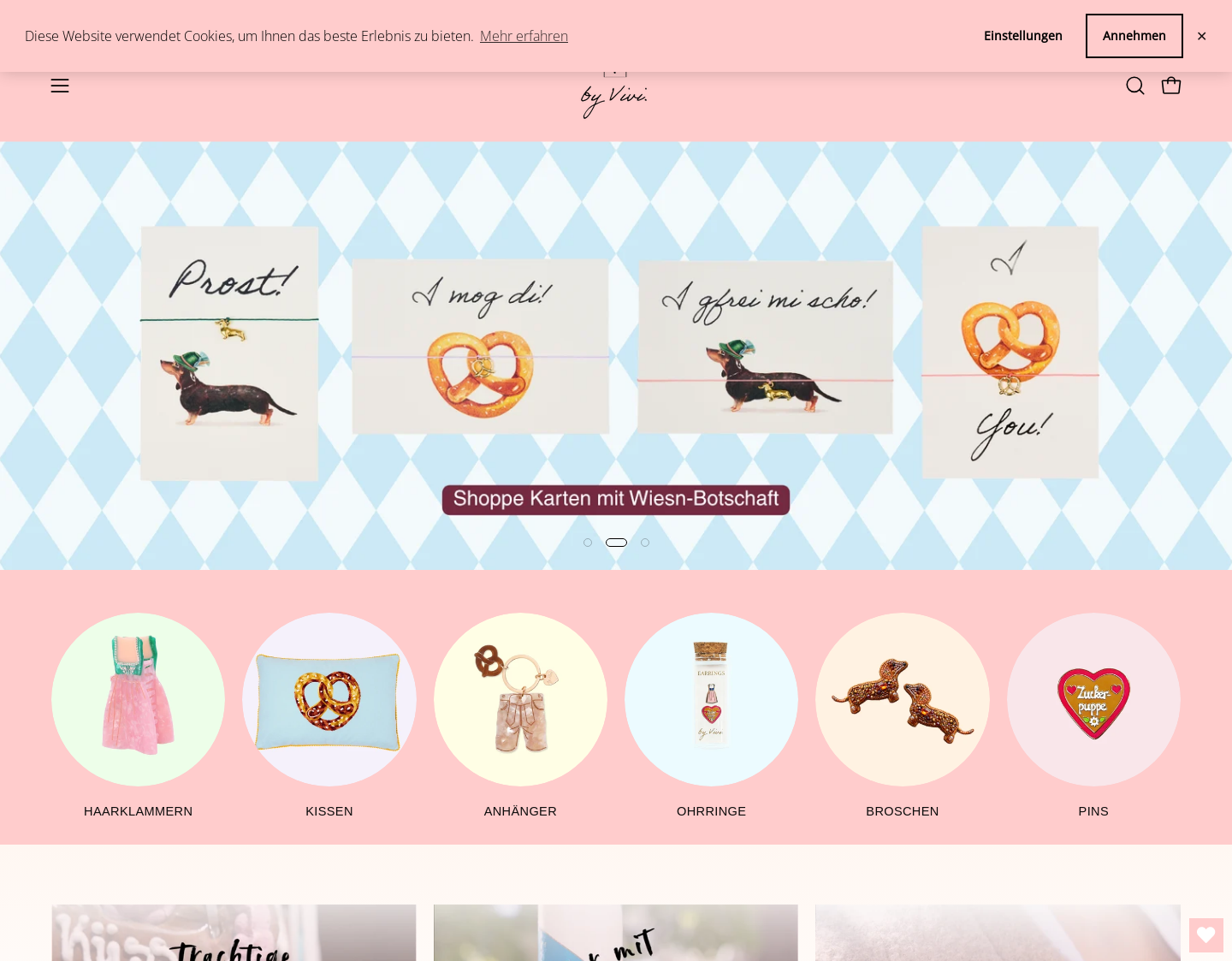 Aktuelle Website-Vorschau von by Vivi