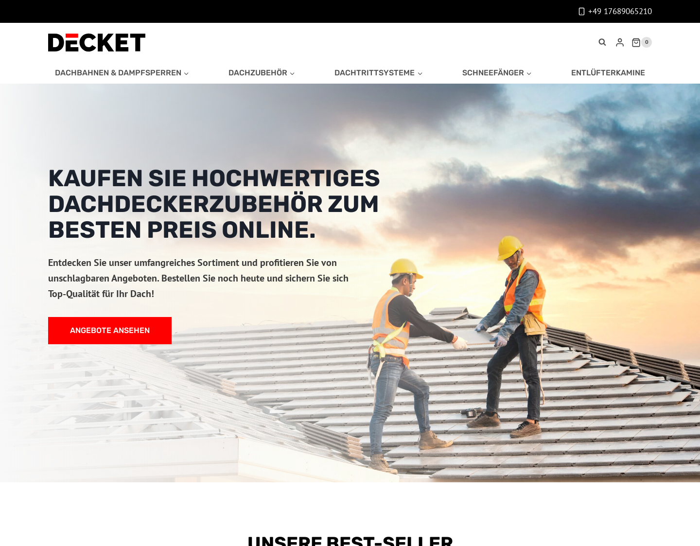 Aktuelle Website-Vorschau von Sichere Dachtritte und Laufroste