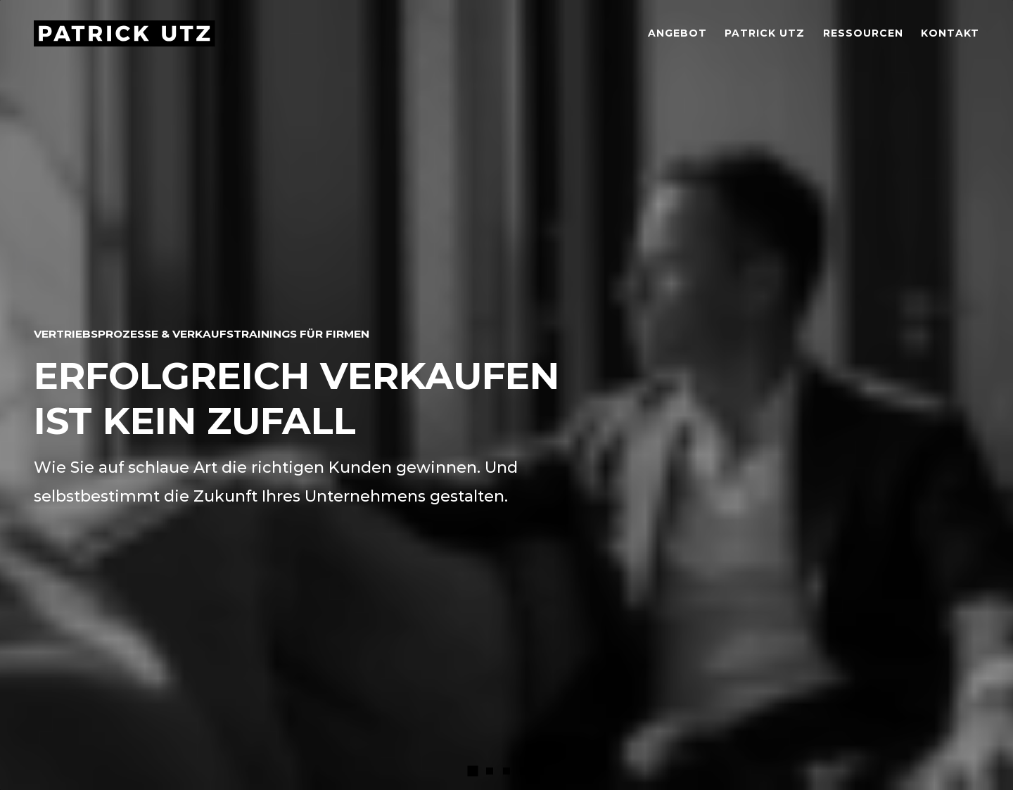 Aktuelle Website-Vorschau von Venturize AG - Patrick Utz
