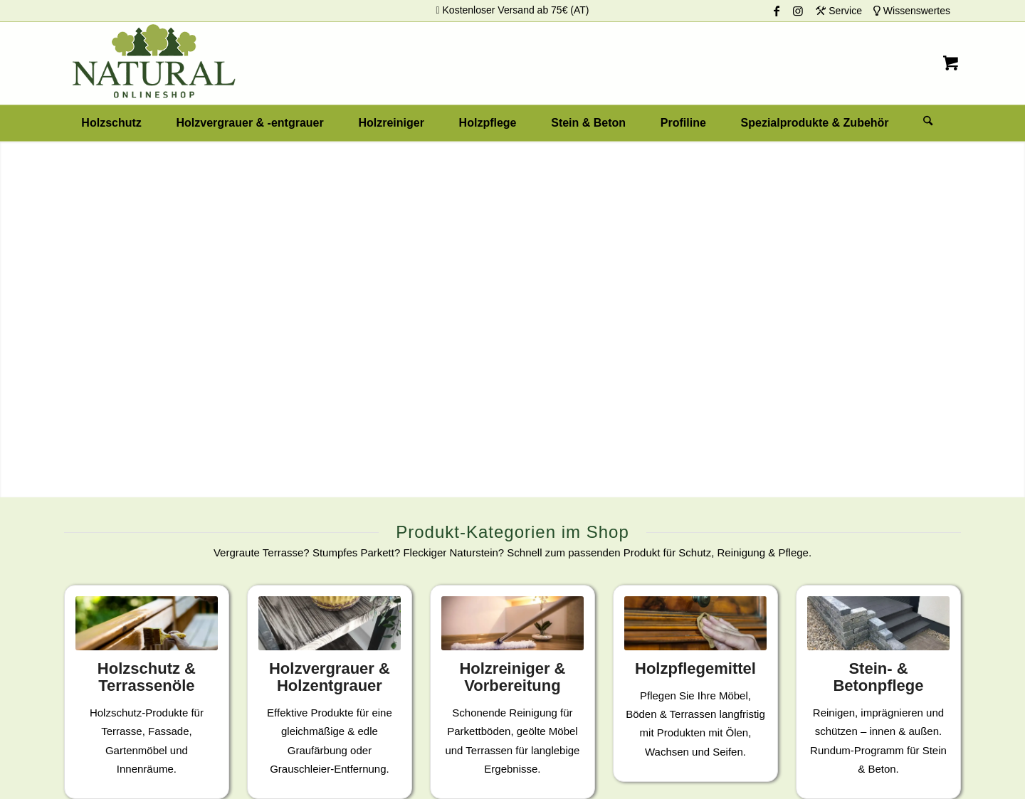 Aktuelle Website-Vorschau von Natural Naturfarben - Nachhaltige Pflege & Schutz