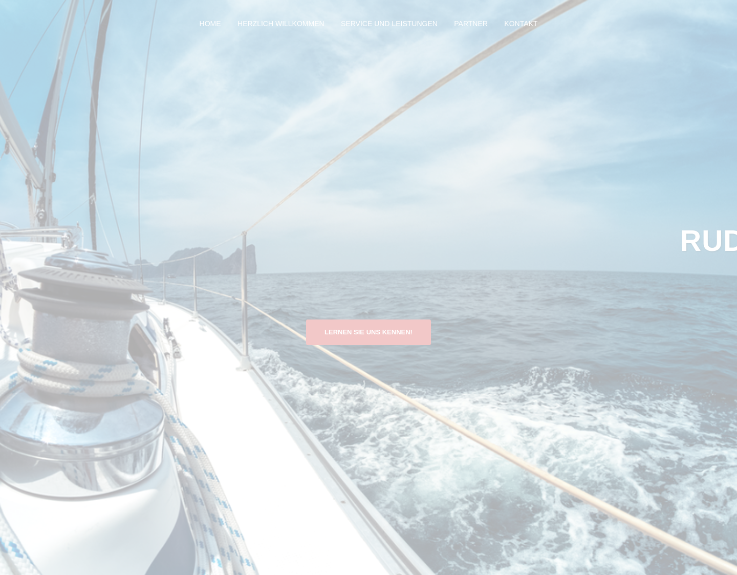 Aktuelle Website-Vorschau von Rudolph´s Yacht-Service
