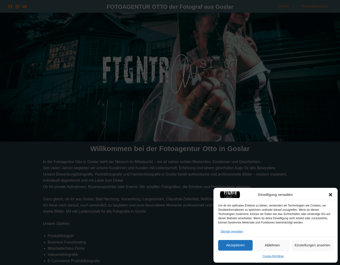 Aktuelle Website-Vorschau von FOTOAGENTUR OTTO