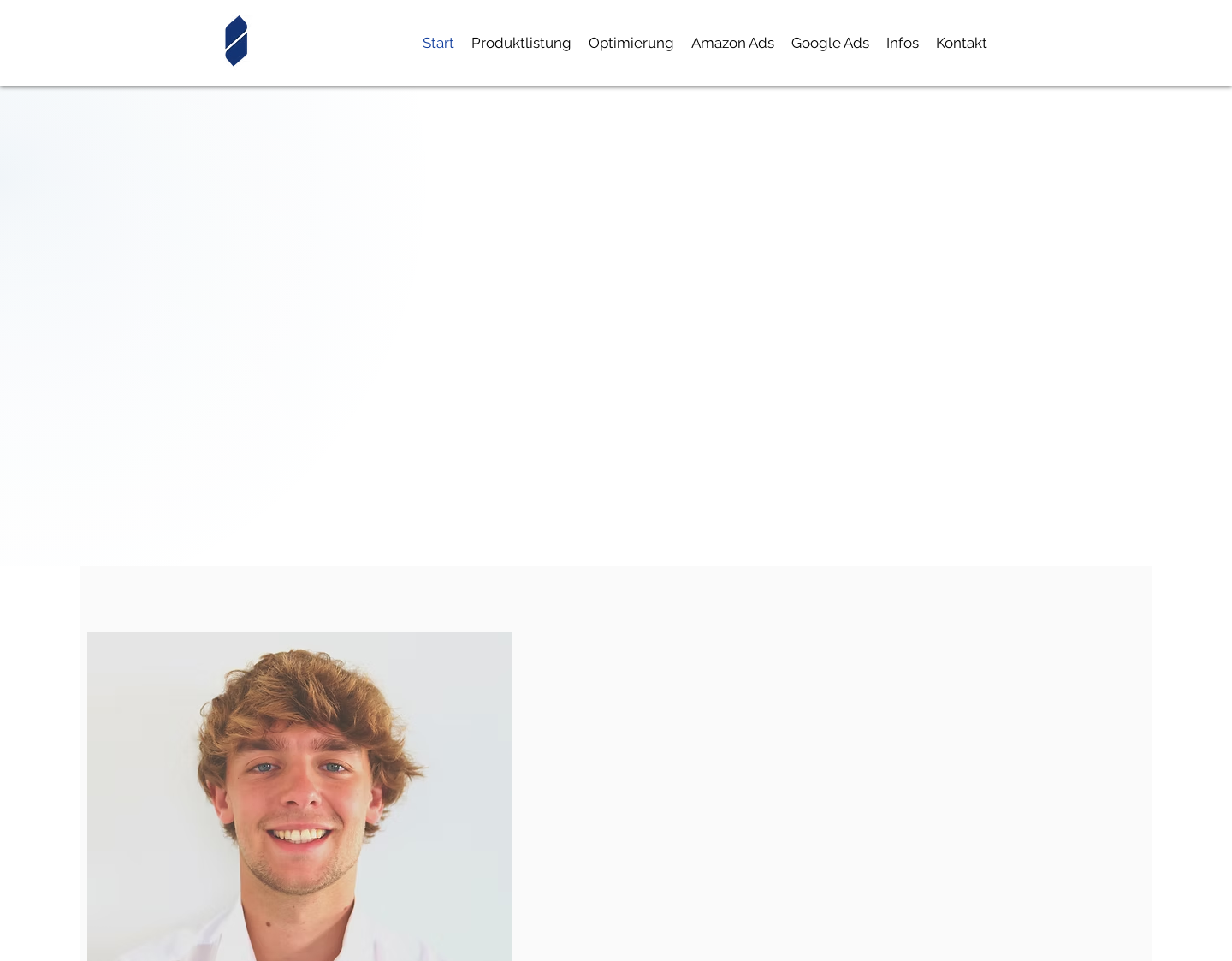 Aktuelle Website-Vorschau von Amazon Full Service Agentur