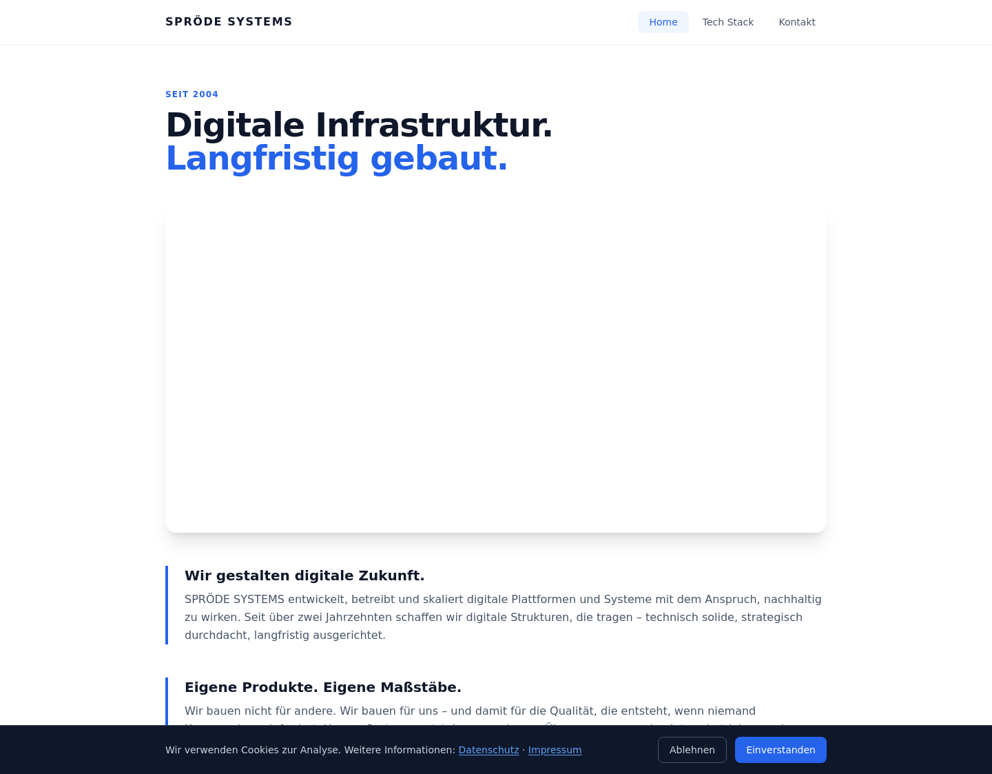 Aktuelle Website-Vorschau von Video Content Creator Hamburg & Buxtehude