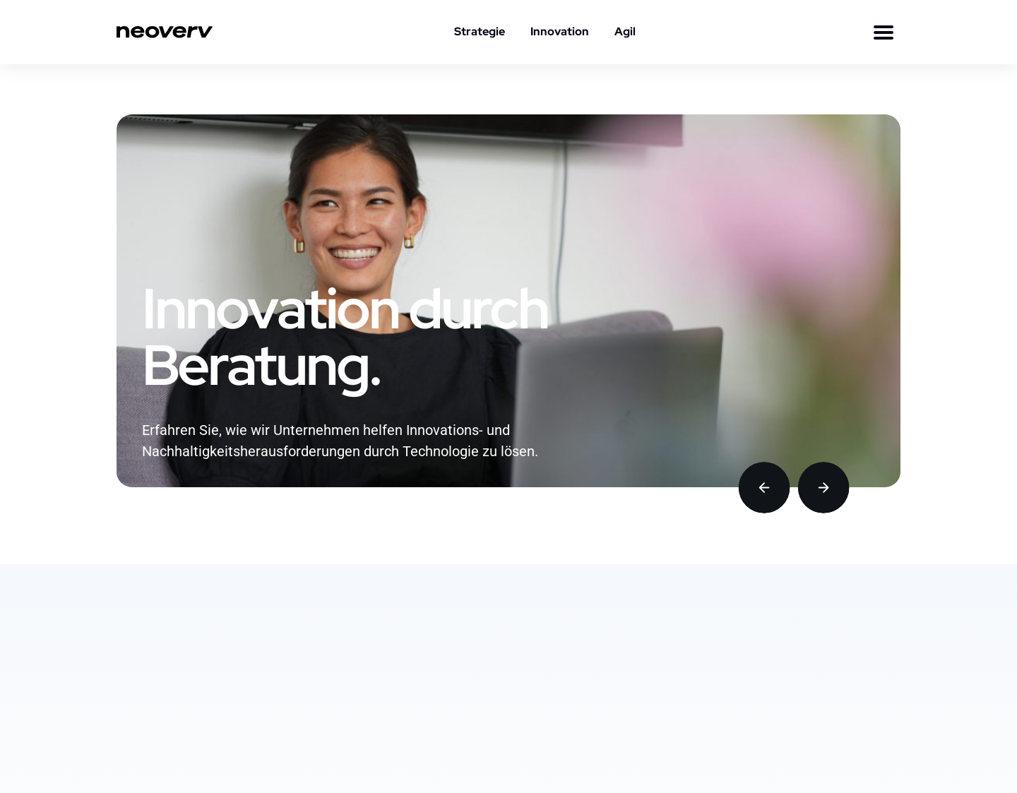 Aktuelle Website-Vorschau von neoverv GmbH