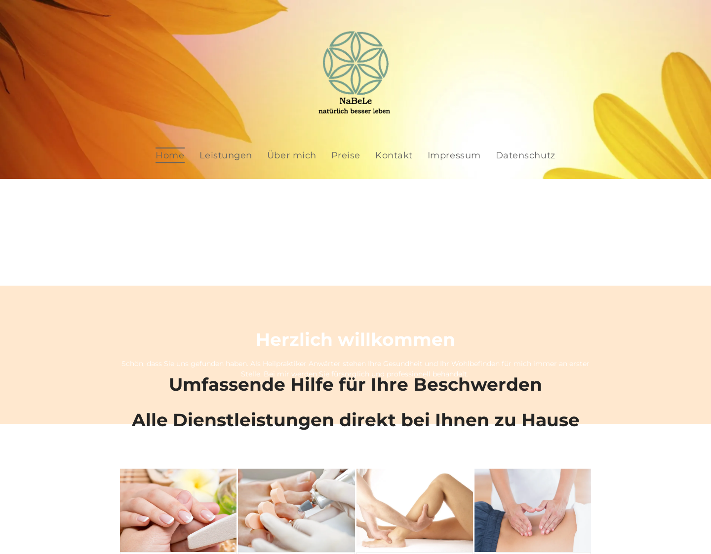 Aktuelle Website-Vorschau von NaBeLe - Natürlich Besser Leben