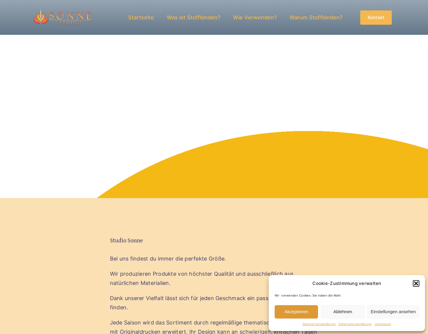 Aktuelle Website-Vorschau von Studio Sonne