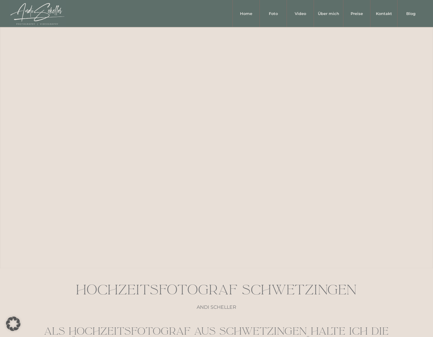 Aktuelle Website-Vorschau von Andi Scheller Fotografie & Videografie