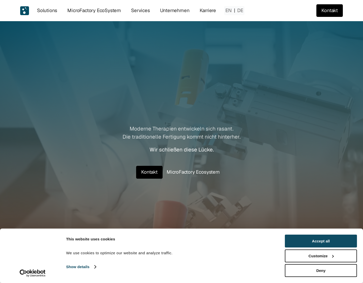 Aktuelle Website-Vorschau von ESSERT GmbH