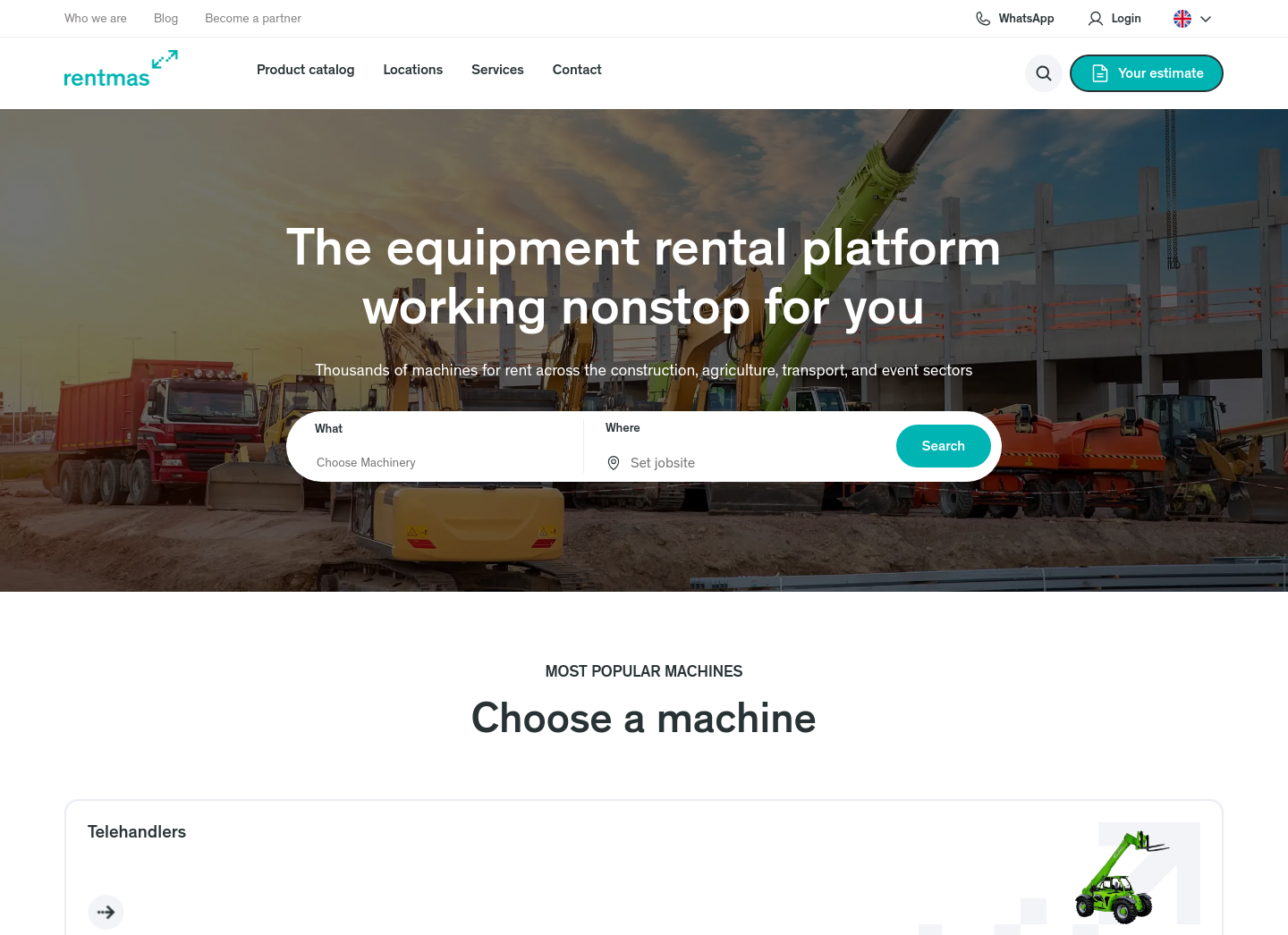 Aktuelle Website-Vorschau von renmtas GmbH
