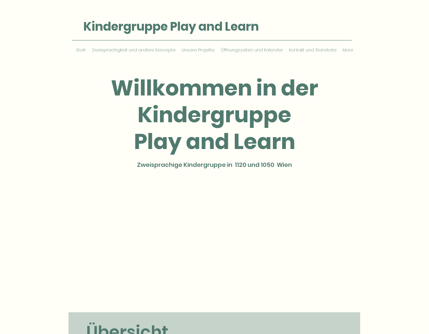 Aktuelle Website-Vorschau von play and learn