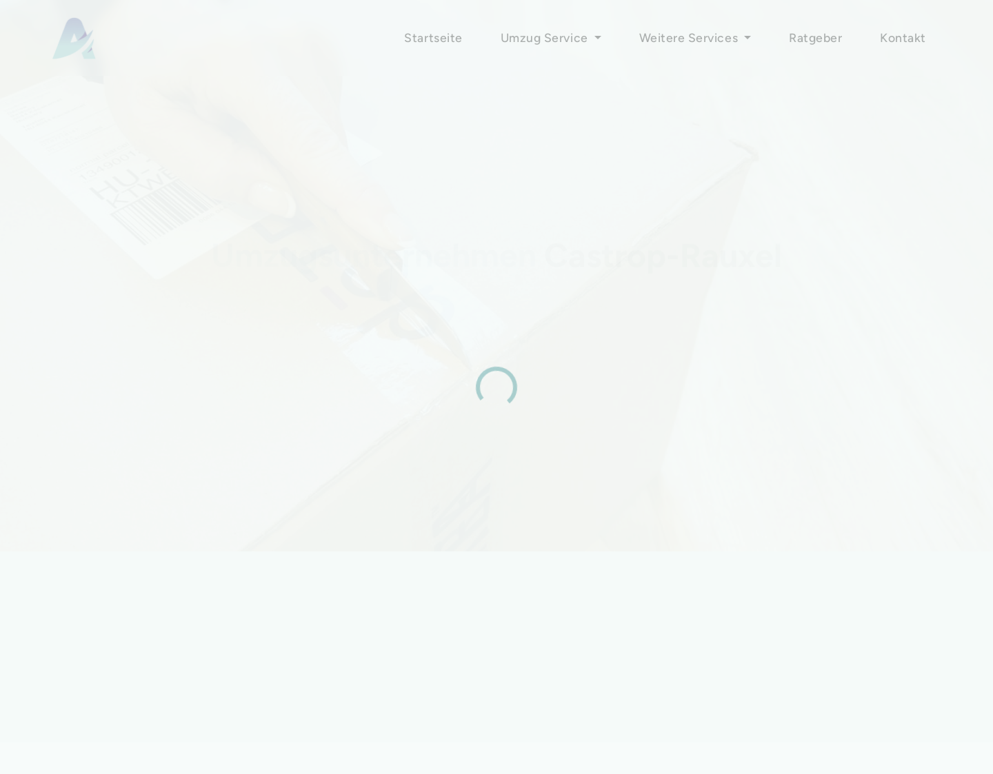 Aktuelle Website-Vorschau von Avtur Umzug