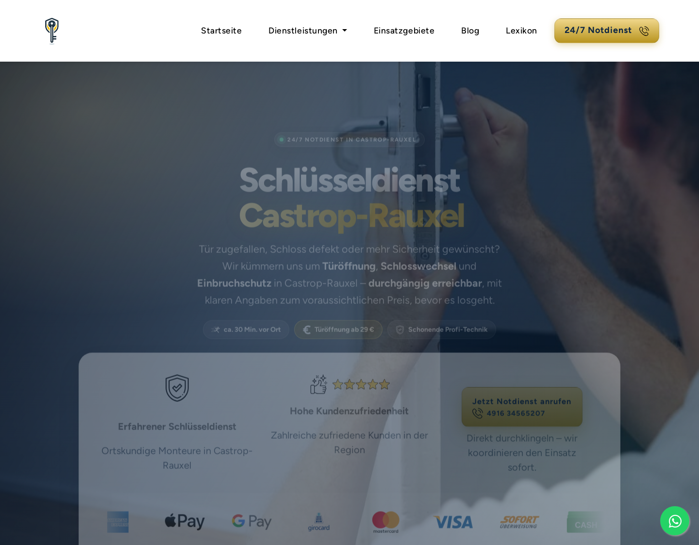 Aktuelle Website-Vorschau von Keymax24