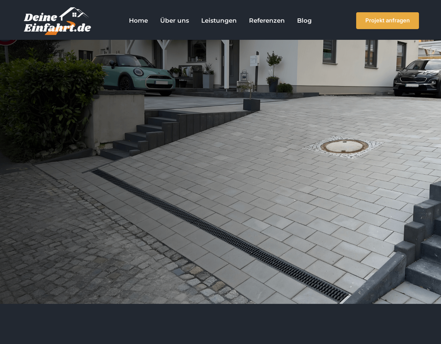 Aktuelle Website-Vorschau von Pflasterarbeiten Dresden