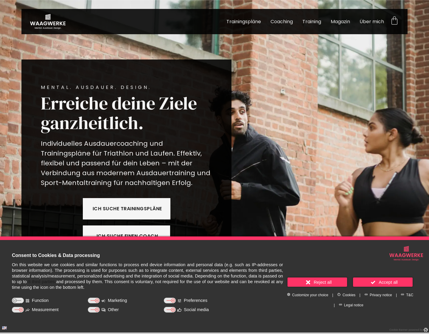 Aktuelle Website-Vorschau von WAAGWERKE