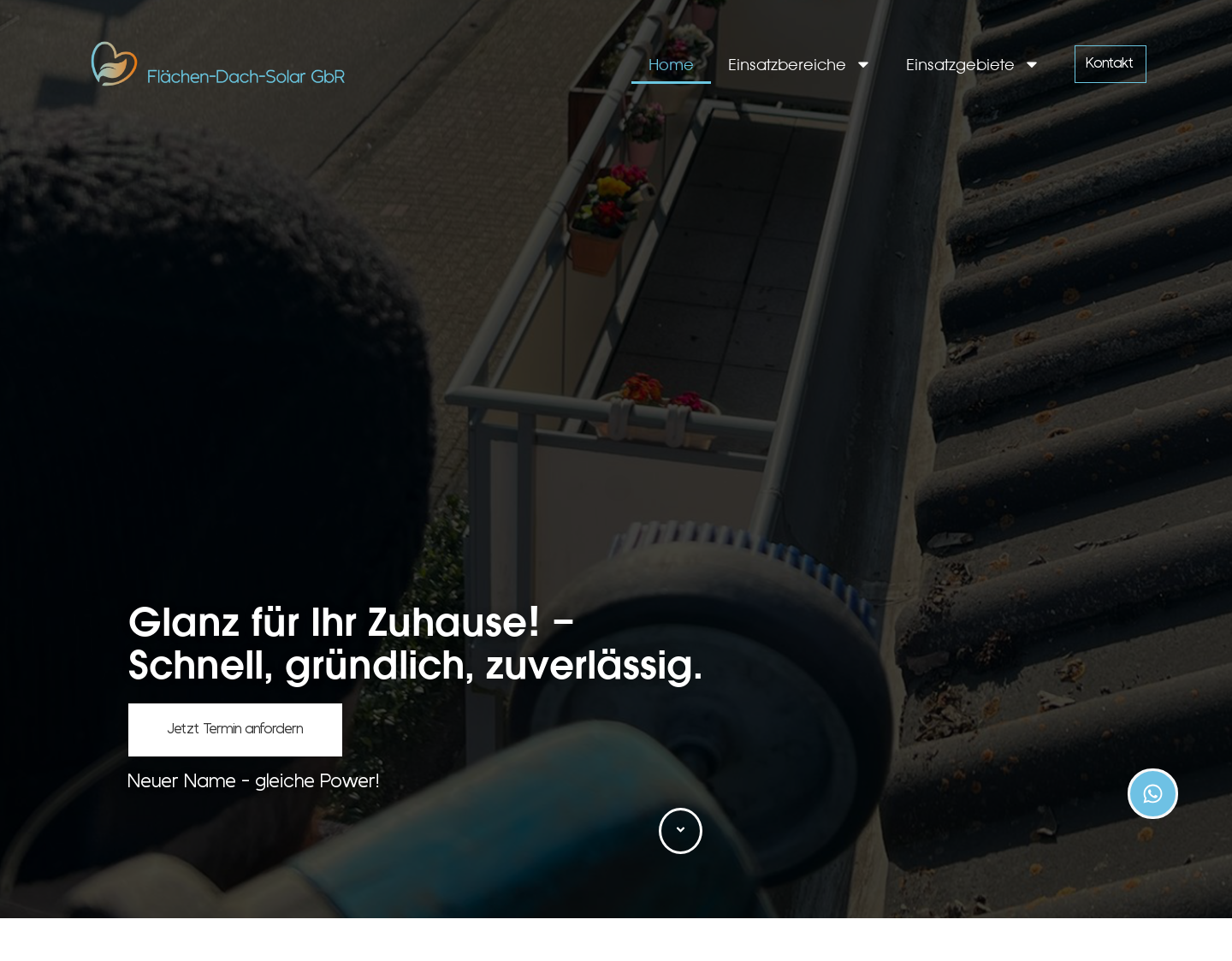 Aktuelle Website-Vorschau von Die Dachrinnenreiniger GbR