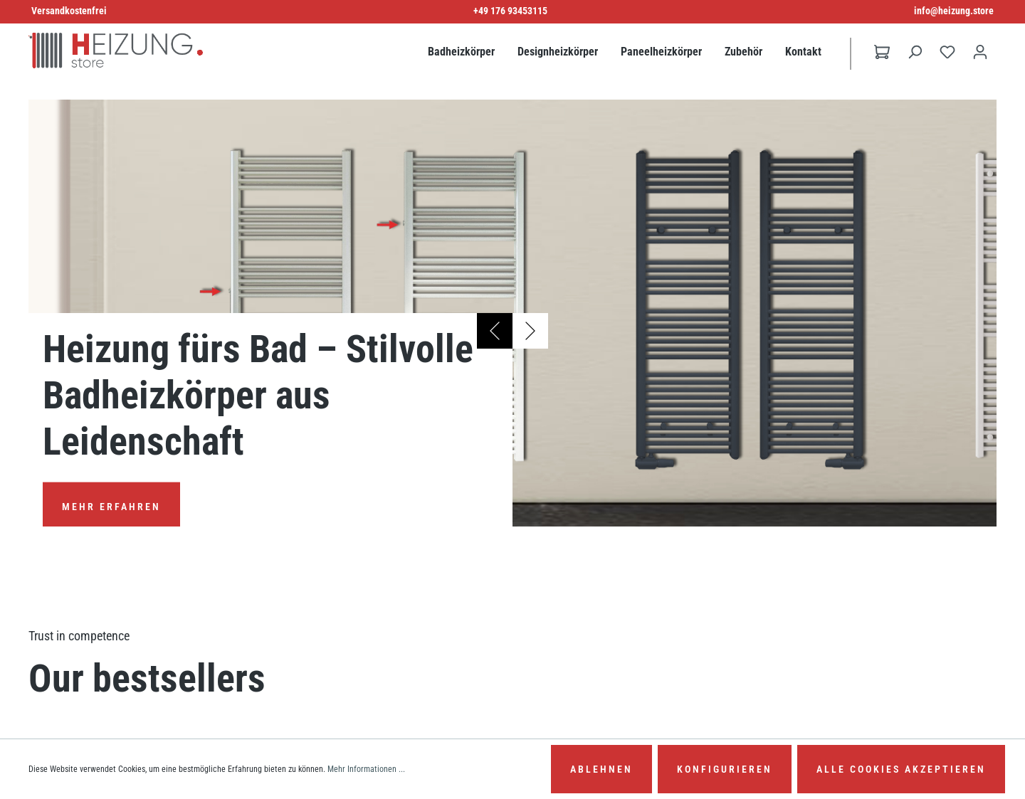 Aktuelle Website-Vorschau von MC Design GmbH
