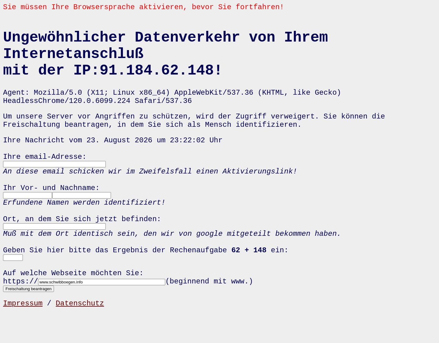 Aktuelle Website-Vorschau von Schwibbögen