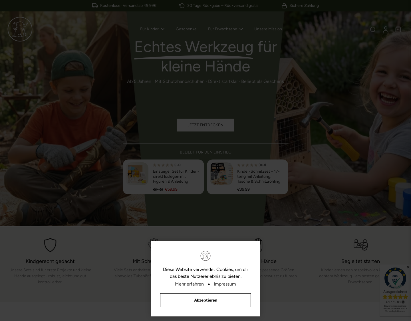 Aktuelle Website-Vorschau von Eli Christian Schubert