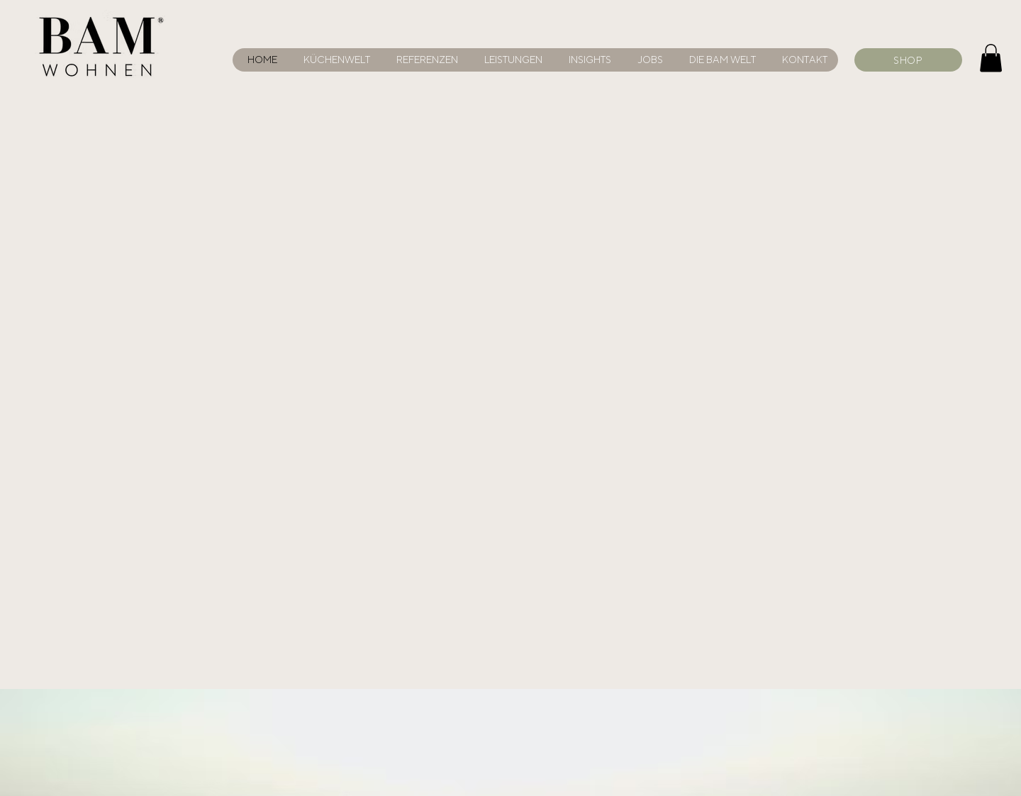 Aktuelle Website-Vorschau von BAM.wohnen