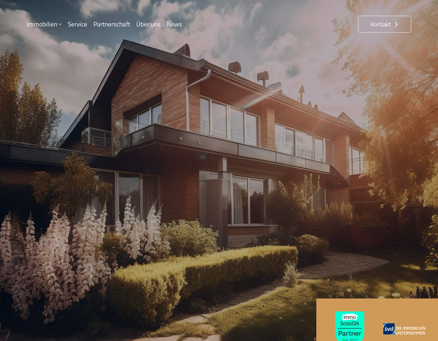Aktuelle Website-Vorschau von Asgard Immobilien