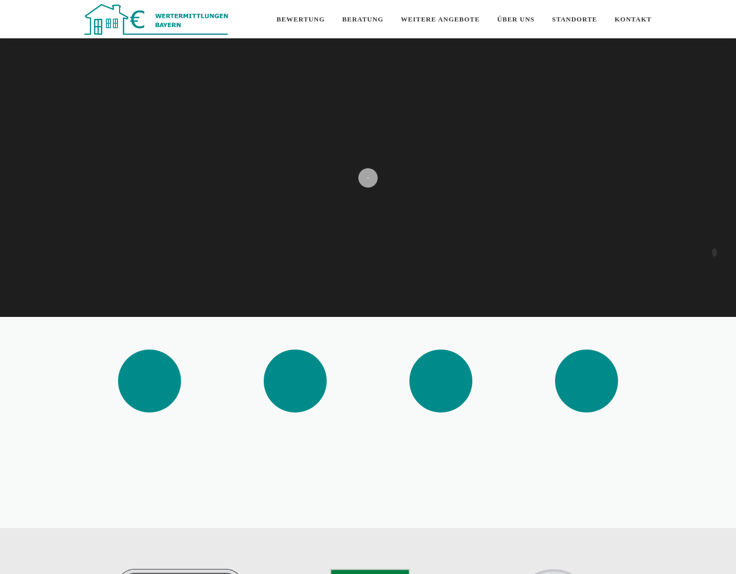 Aktuelle Website-Vorschau von Wertermittlungen Bayern