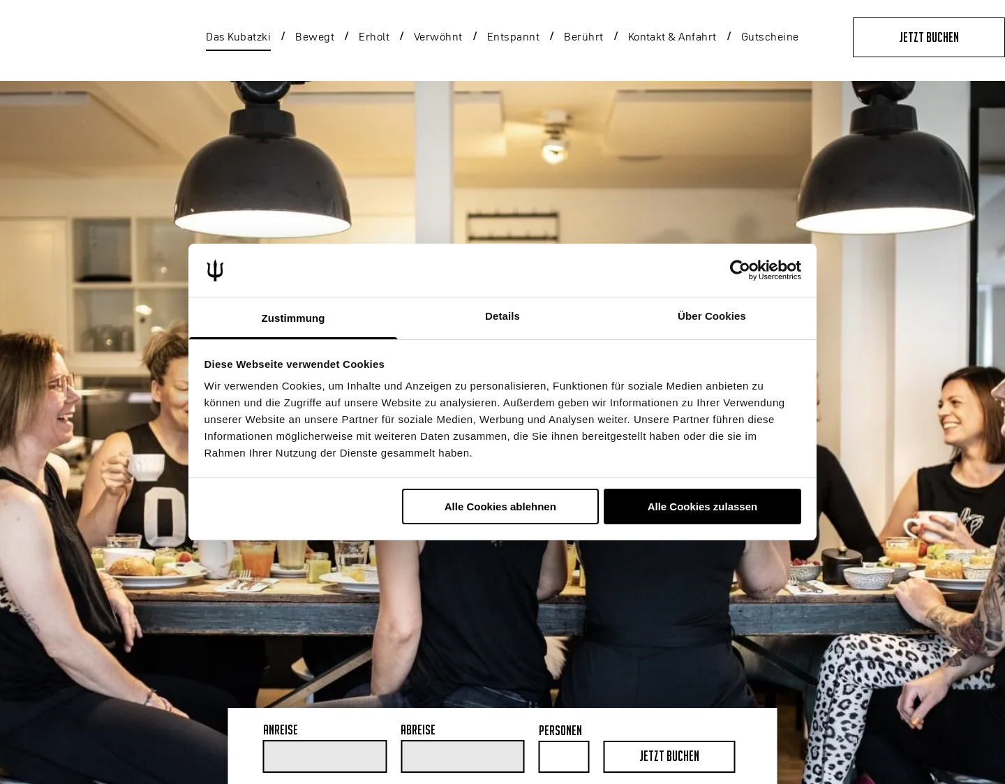Aktuelle Website-Vorschau von Das Kubatzki Hotelgesellschaft mbH