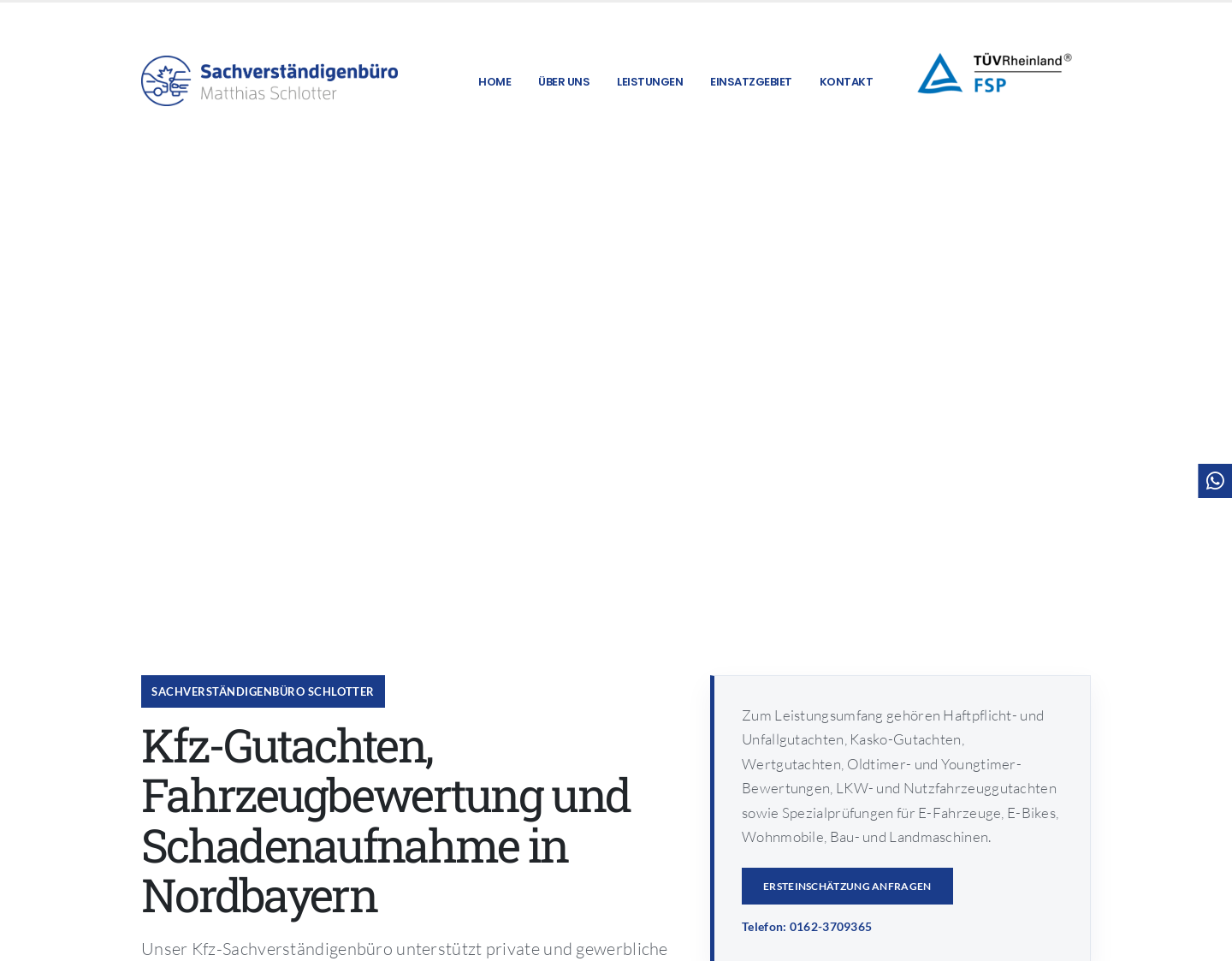 Aktuelle Website-Vorschau von Sachverständigenbüro Matthias Schlotter