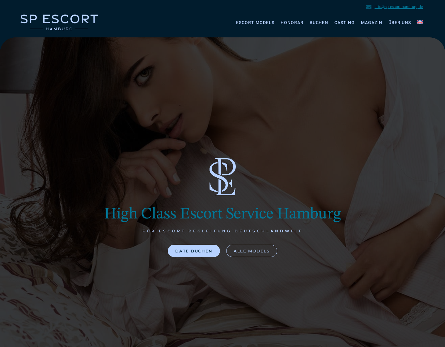 Aktuelle Website-Vorschau von SP Escort Agentur