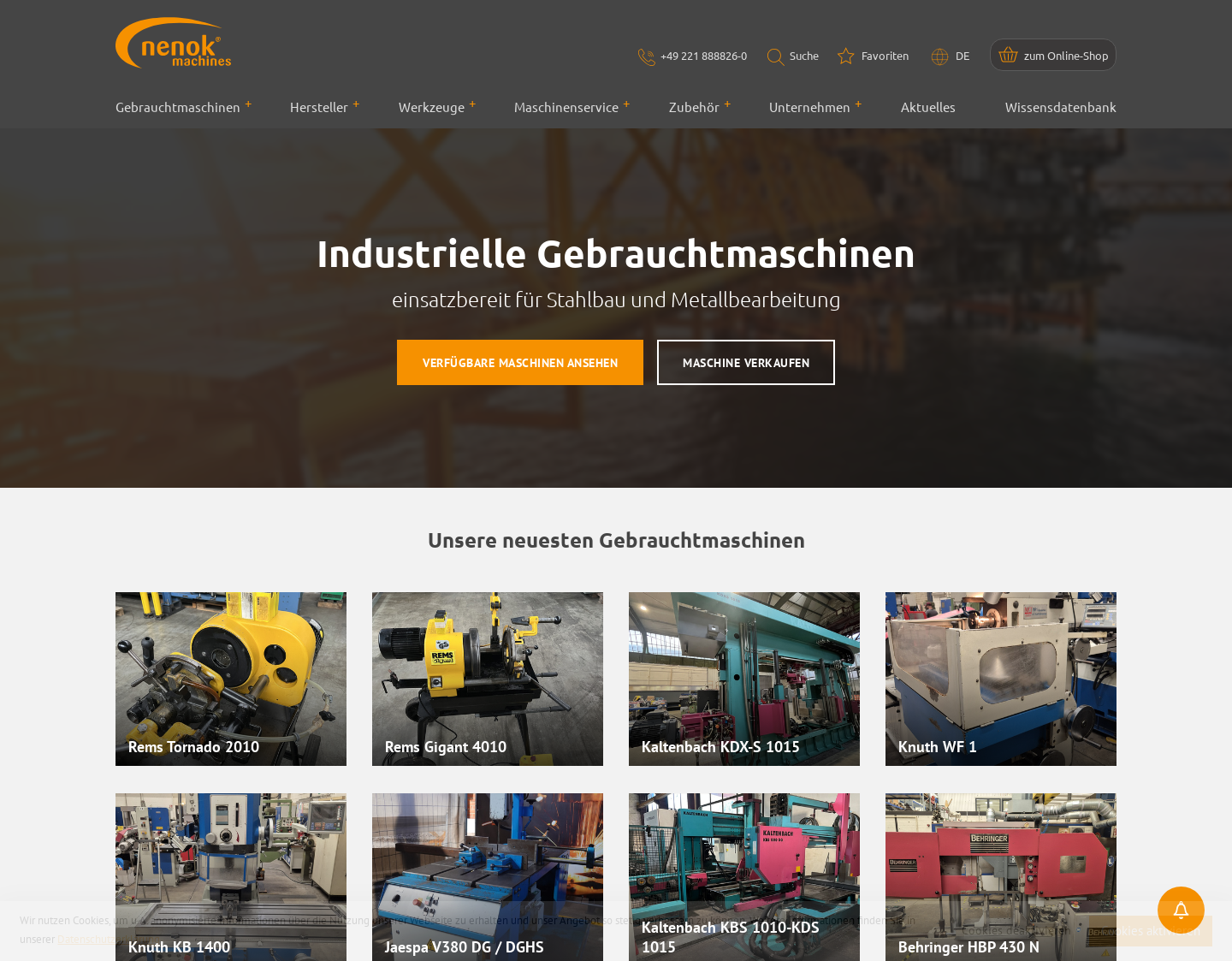 Aktuelle Website-Vorschau von nenok GmbH