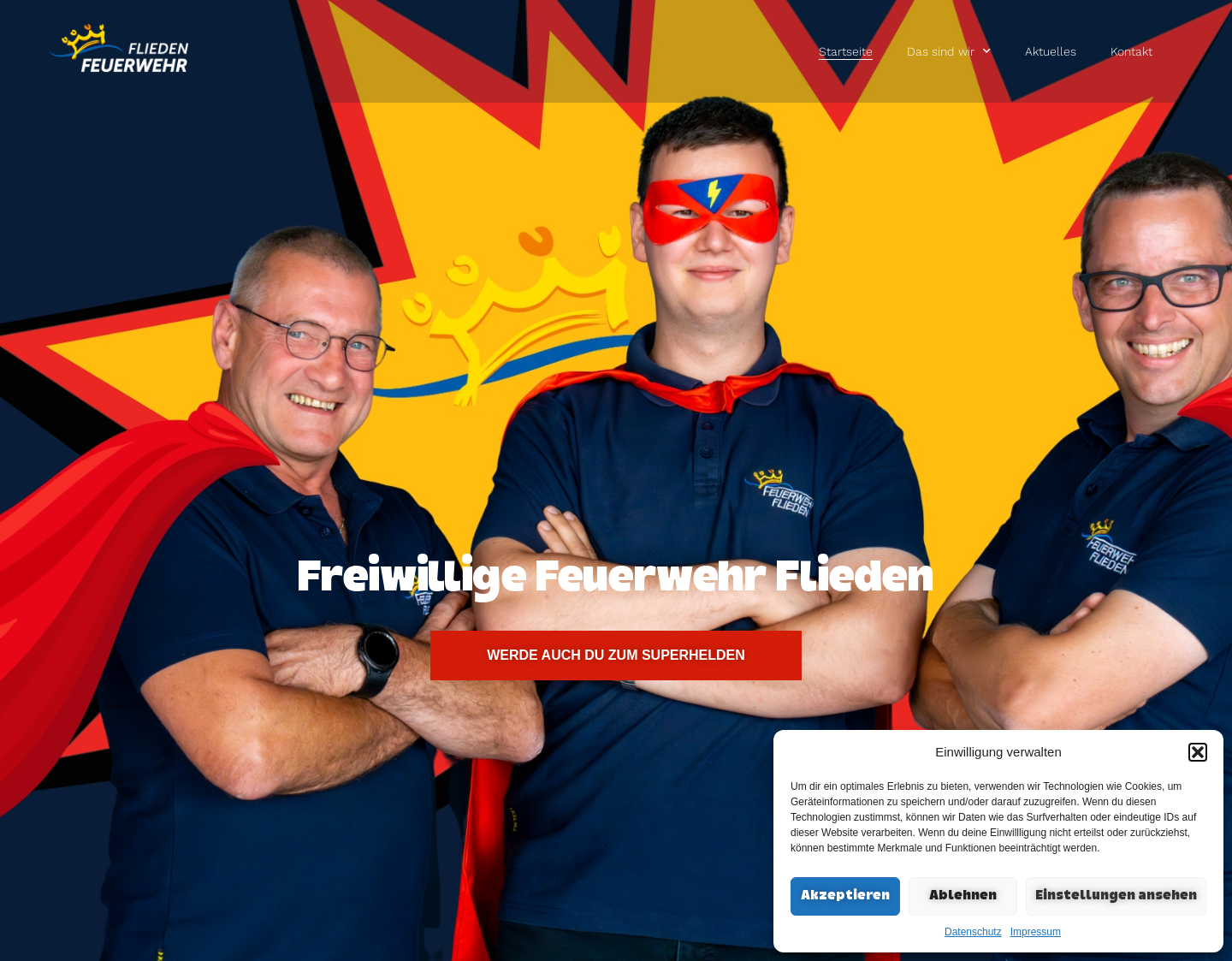 Aktuelle Website-Vorschau von Freiwillige Feuerwehr Flieden e.V.