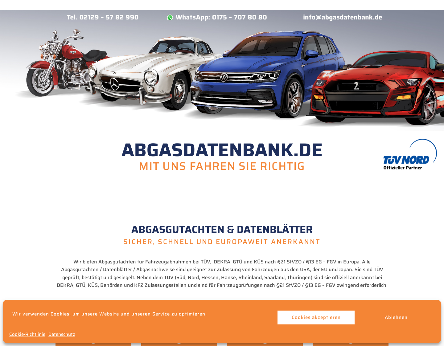 Aktuelle Website-Vorschau von DEKRA Dessau- Abgasgutachten und Zulassung