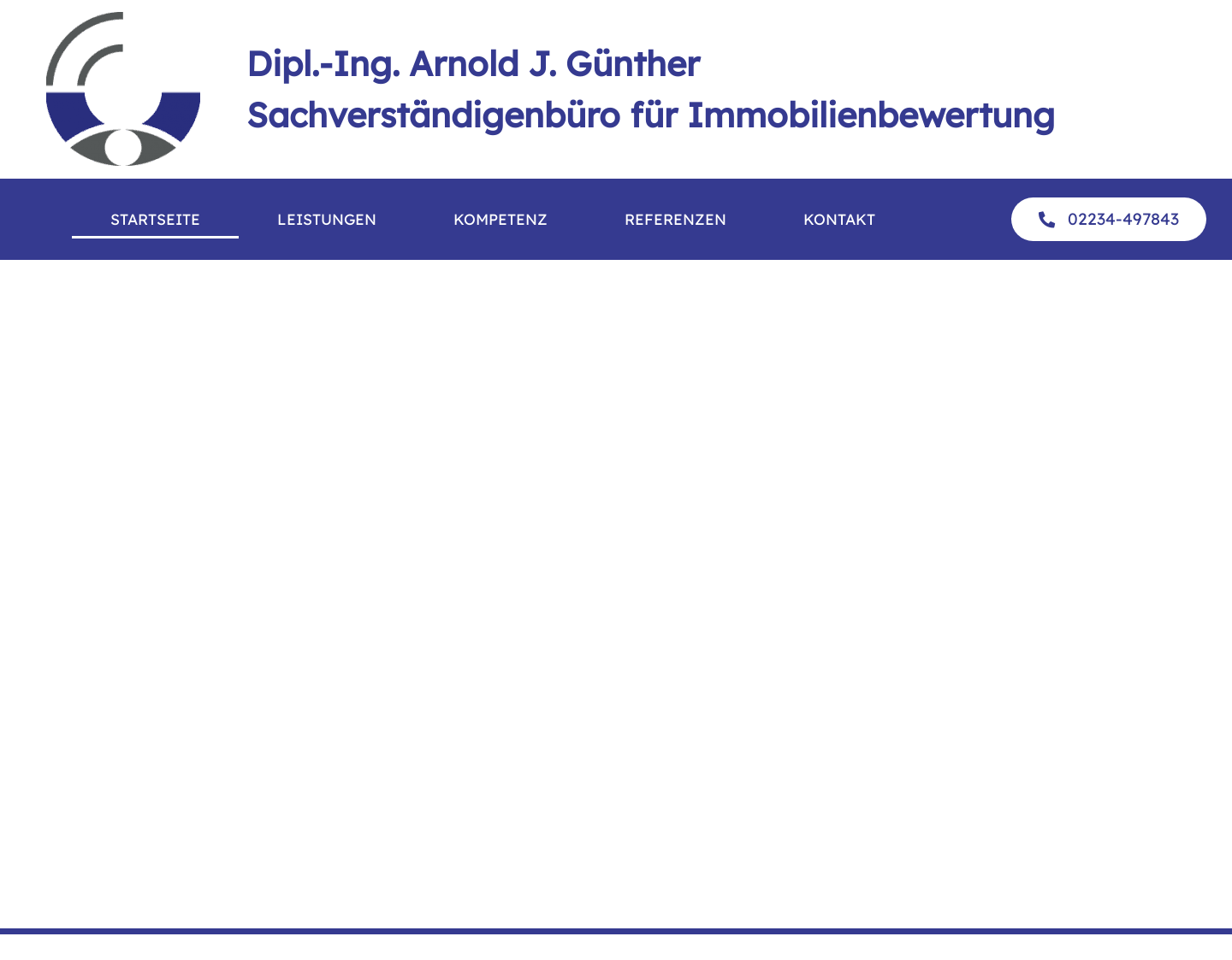 Aktuelle Website-Vorschau von Sachverständigenbüro für Immobilienbewer