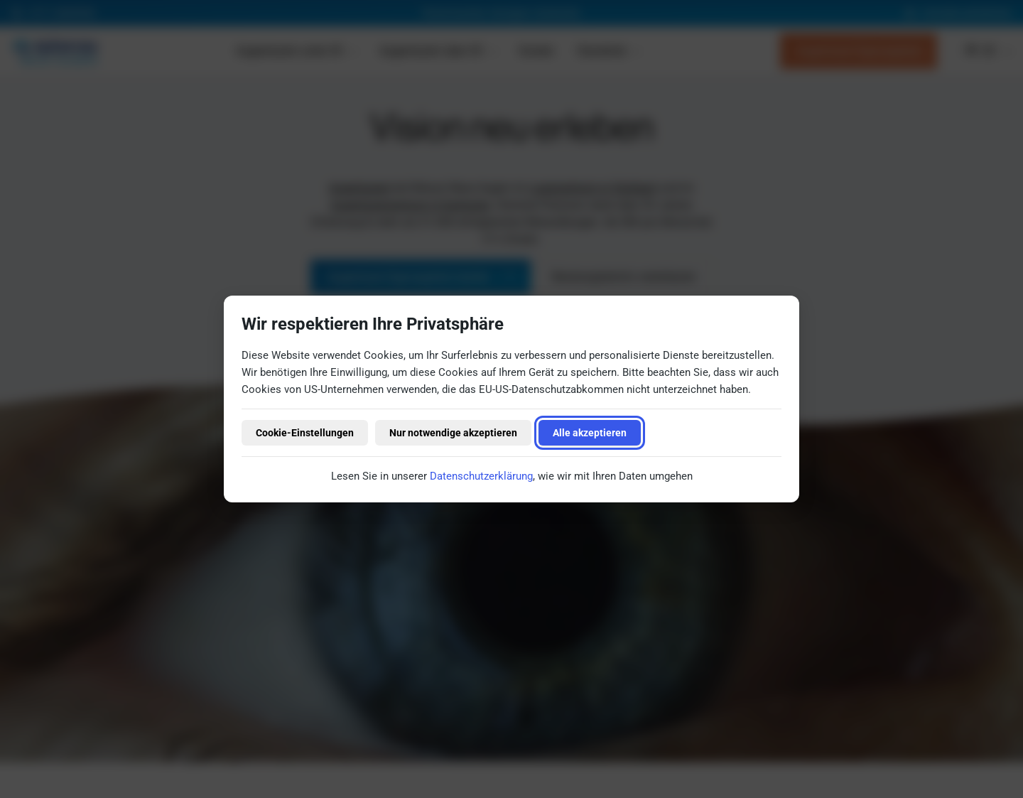 Aktuelle Website-Vorschau von Schön Dich zu sehen - ganz ohne Brille!