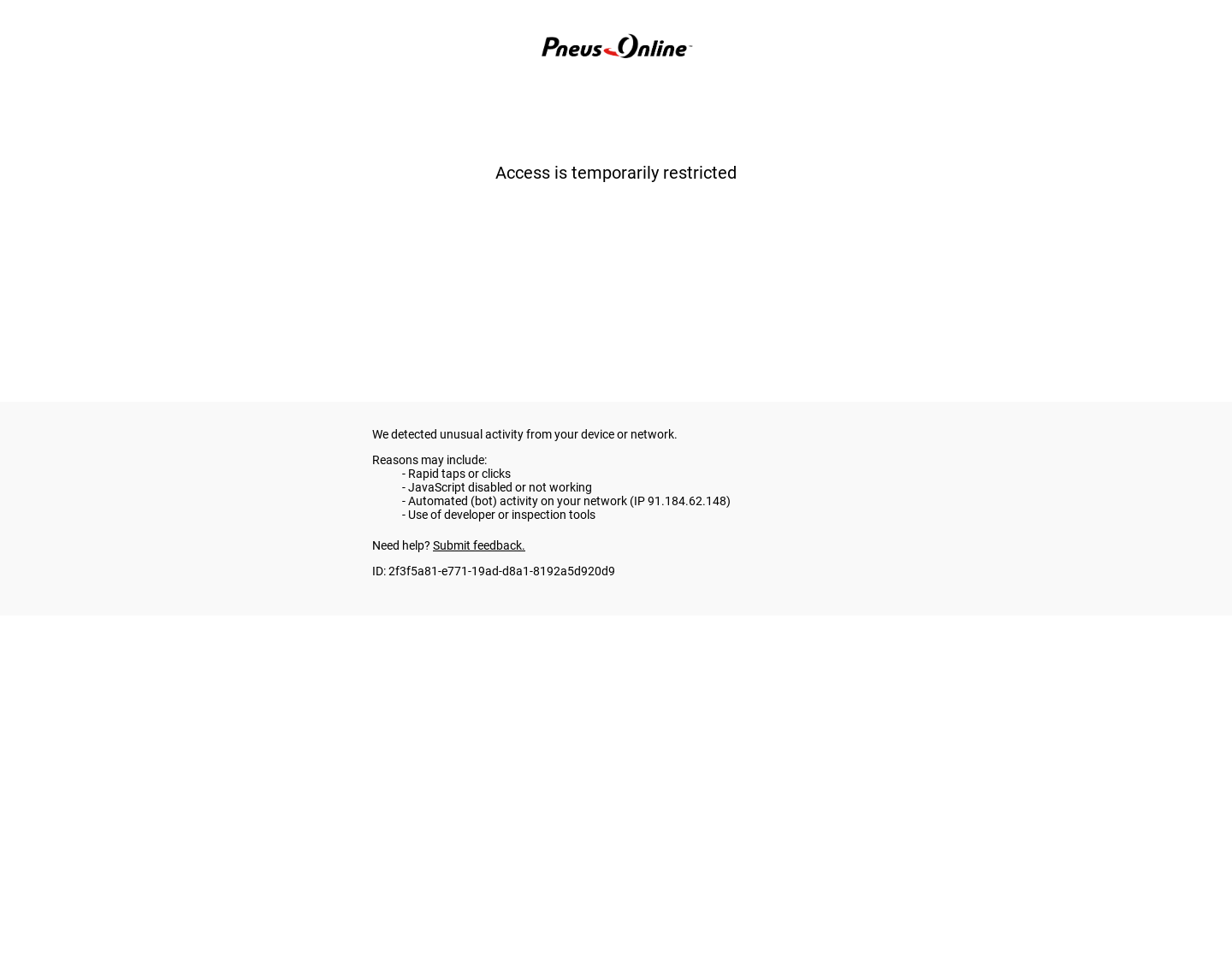 Aktuelle Website-Vorschau von Autoreifen