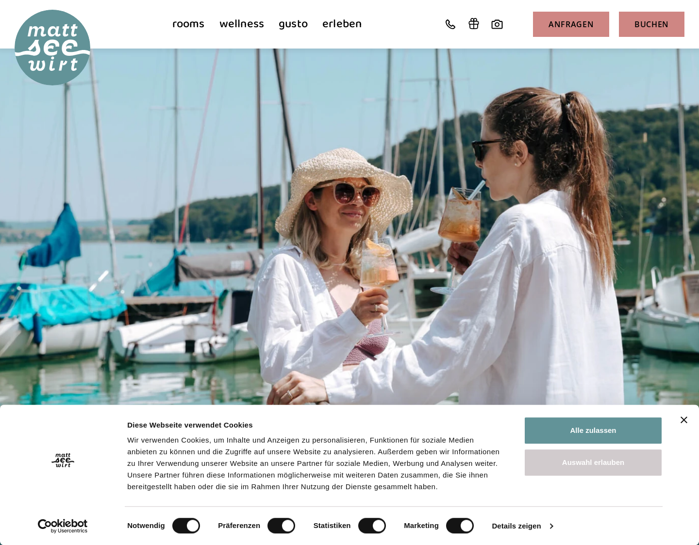 Aktuelle Website-Vorschau von Kuschelhotel Seewirt Mattsee
