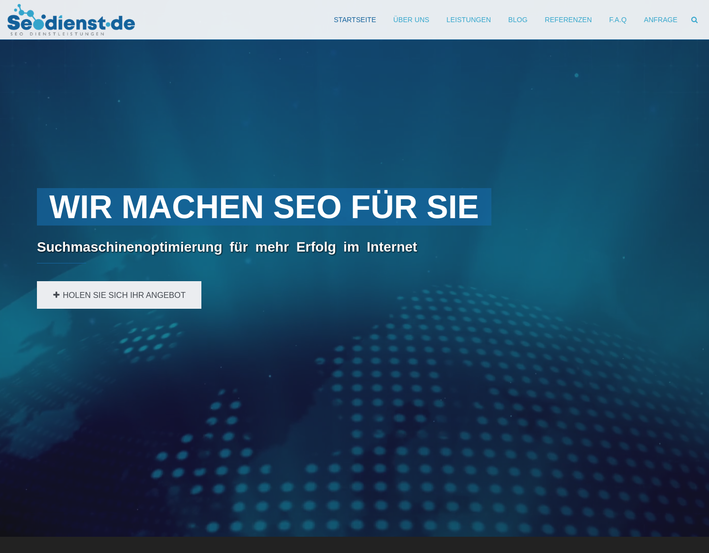 Aktuelle Website-Vorschau von Seo-Beratung aus Thüringen