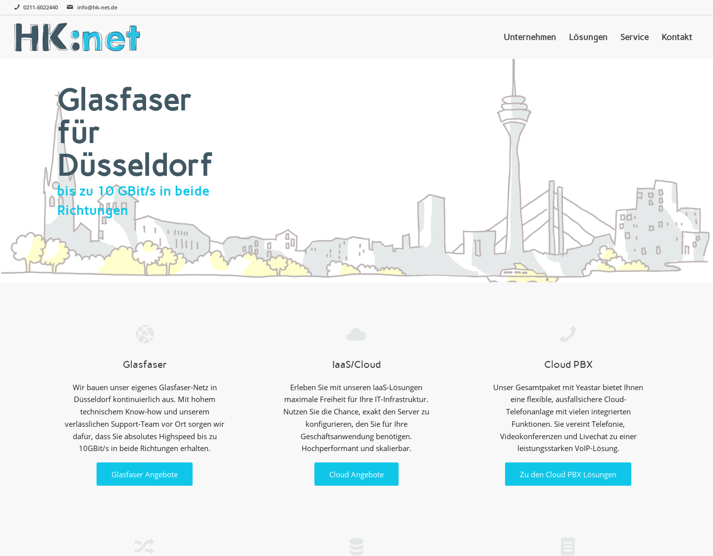 Aktuelle Website-Vorschau von Händle & Korte GmbH