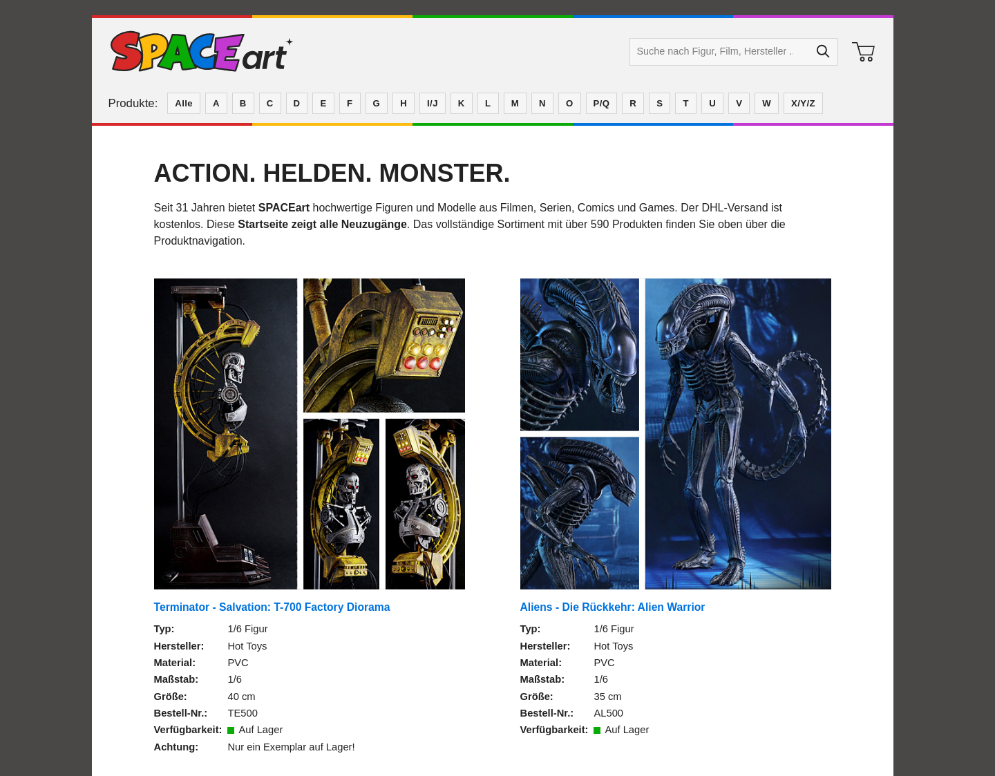 Aktuelle Website-Vorschau von SPACEart » Film- und Erotikmodelle