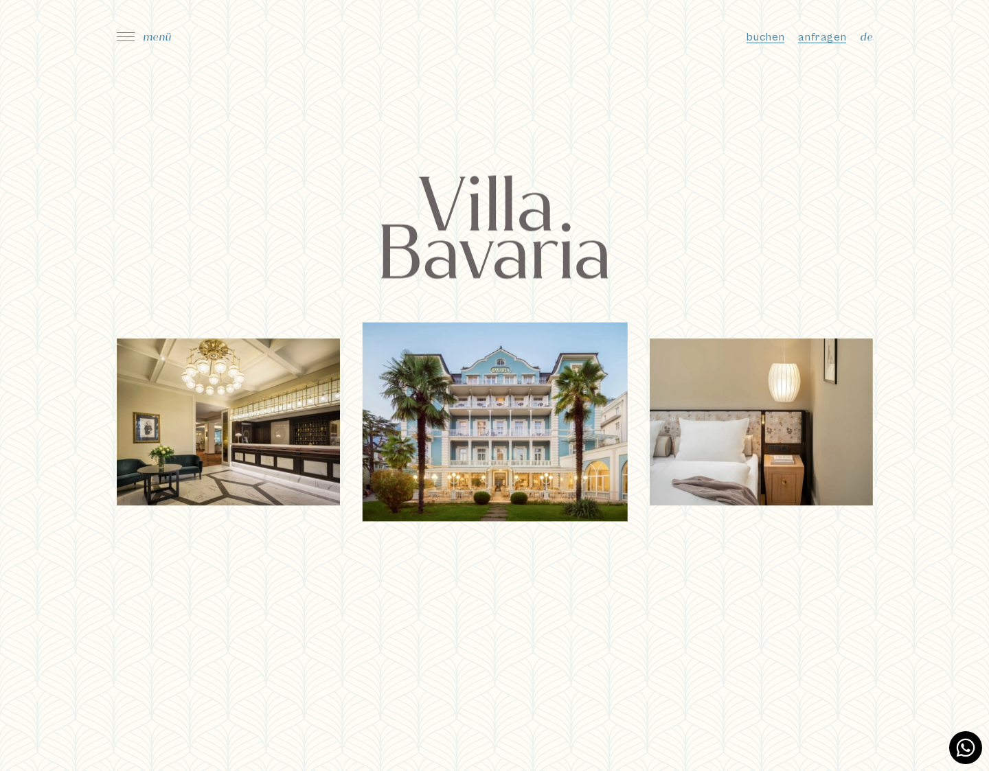 Aktuelle Website-Vorschau von Hotel Bavaria & Palma - Hotel Meran